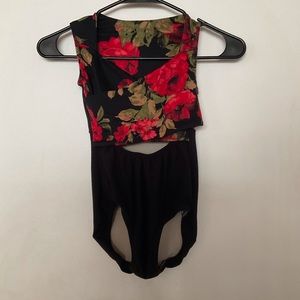 Leotard with Rose top